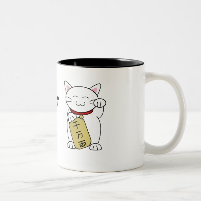 Taza Bicolor Maneki Neko (Derecha)