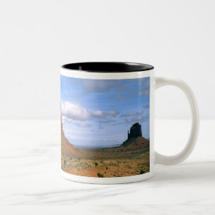 Taza Bicolor Manguitos coloridos de Monument Valley en Utah EE.