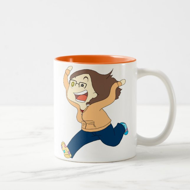 Taza Bicolor Manía del café (Derecha)