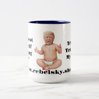 Taza Bicolor Manipulación antiTrump