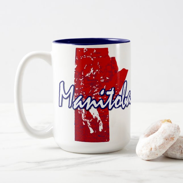Taza Bicolor Manitoba (Con donut)