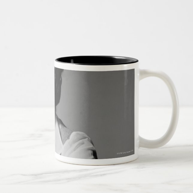 Taza Bicolor Manos abrochadas (Derecha)