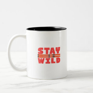 Taza Bicolor Mantén la naturaleza