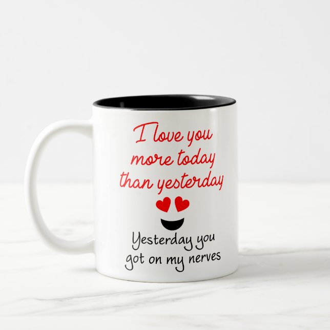 Taza Bicolor Mantener o diseñar su propio (Izquierda)