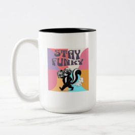 Taza Bicolor Mantenerse Funk Mapache
