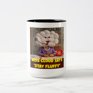 Taza Bicolor Mantente esponjoso con Miss Cloud