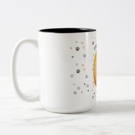 Taza Bicolor Mantente inquietante regalo Minimalista para gatos