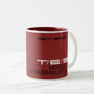 Taza Bicolor Manual del propietario del modelo T/E/S de 1973