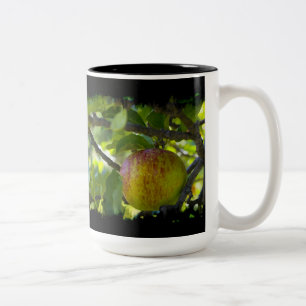 Taza Bicolor Manzanas 6 Negro grueso