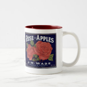 Taza Bicolor Manzanas color de rosa de la marca