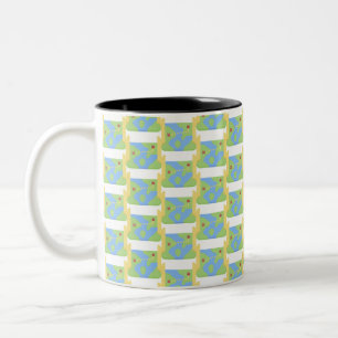 Taza Bicolor Mapa