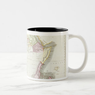 Taza Bicolor Mapa de África, 1821