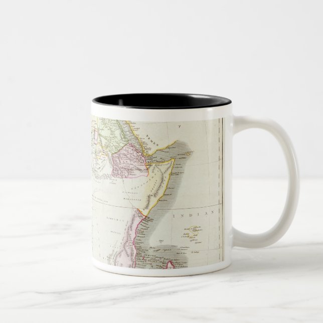Taza Bicolor Mapa de África, 1821 (Derecha)