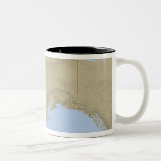 Taza Bicolor Mapa de Alaska 3 (Derecha)