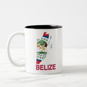 Taza Bicolor Mapa de Belice