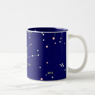 Taza Bicolor Mapa de estrella de la NASA