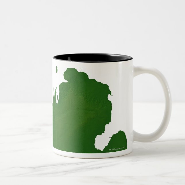 Taza Bicolor Mapa de Michigan (Derecha)