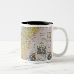 Taza Bicolor Mapa de Palestina