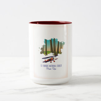 Taza Bicolor Mapa de Puerto Rico