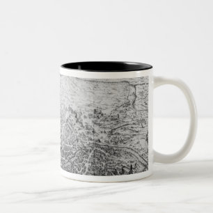 Taza Bicolor Mapa de Roma