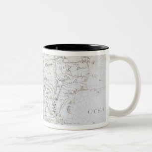 Taza Bicolor Mapa de Suramérica