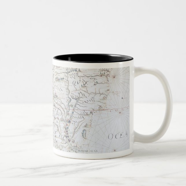 Taza Bicolor Mapa de Suramérica (Derecha)