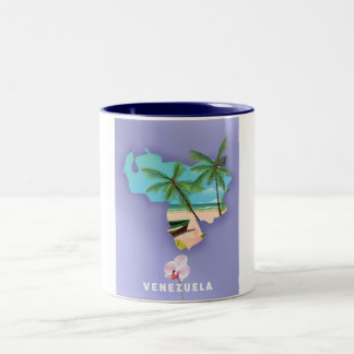 Taza Bicolor Mapa de Venezuela