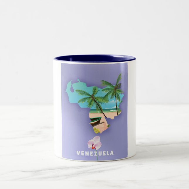 Taza Bicolor Mapa de Venezuela (Centro)