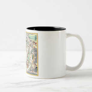 Taza Bicolor Mapa del hemisferio meridional, 'del Celestia