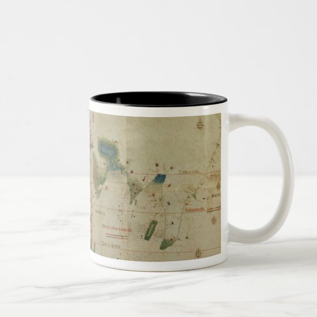 Taza Bicolor Mapa del mundo (Derecha)