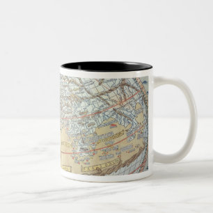 Taza Bicolor Mapa del mundo 2