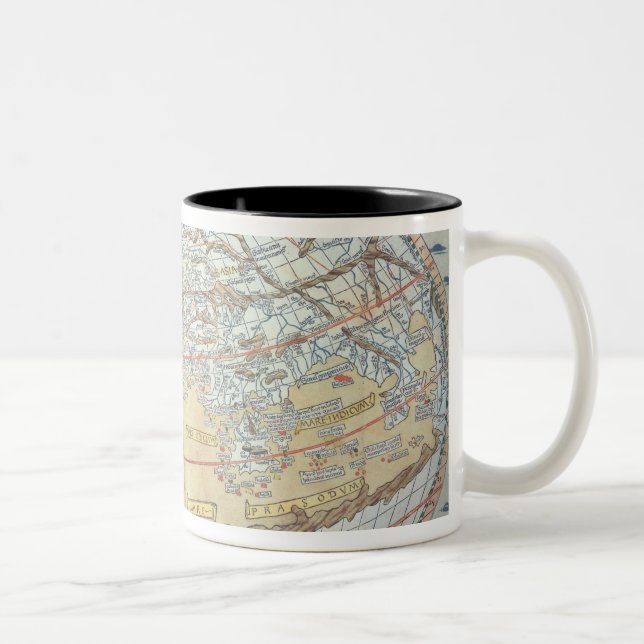 Taza Bicolor Mapa del mundo 2 (Derecha)