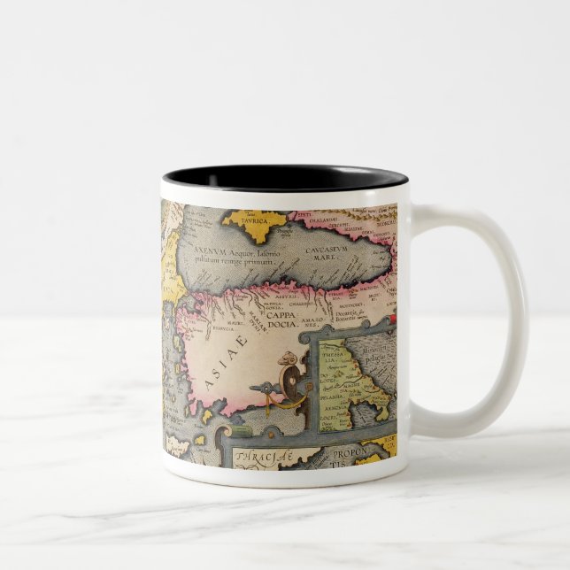 Taza Bicolor Mapa del viaje de los argonautas (Derecha)