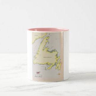 Taza Bicolor Mapa ilustrado de Terranova.
