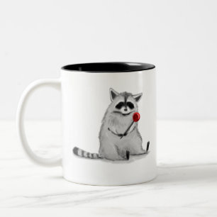 Taza Bicolor Mapache del Lollipop