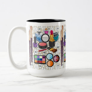 Taza Bicolor maquillaje