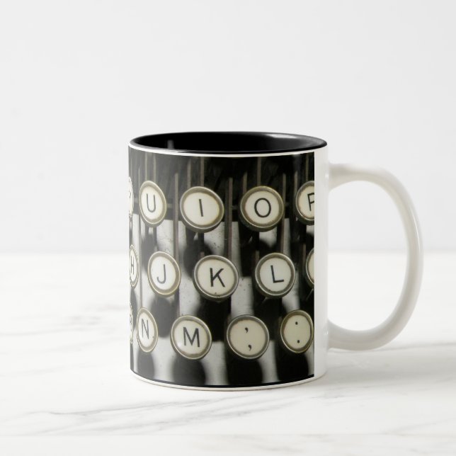 Taza Bicolor Máquina de escribir (Derecha)