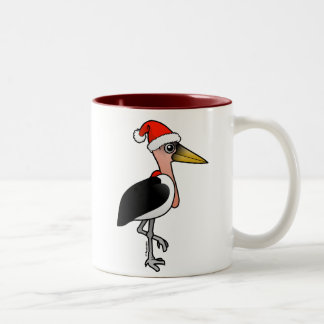 Taza Bicolor Marabou Stork Santa