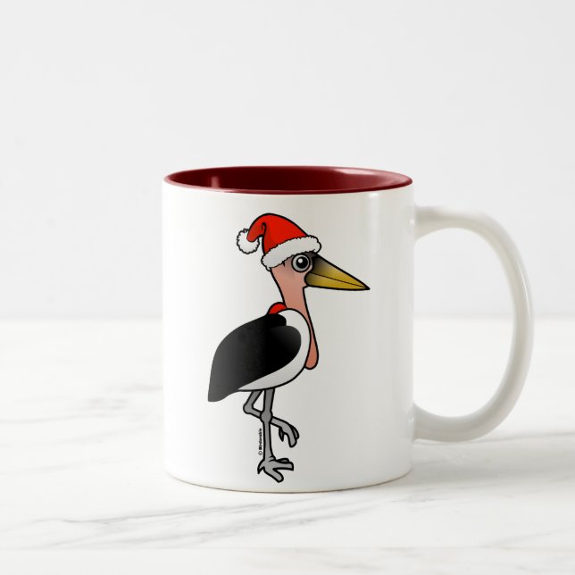 Taza Bicolor Marabou Stork Santa (Derecha)