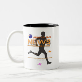 Taza Bicolor Maratón de Melbourne 2025