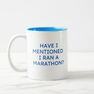Taza Bicolor ¿Maratón gracioso QUE HE MENCIONADO QUE TENÍA UN M