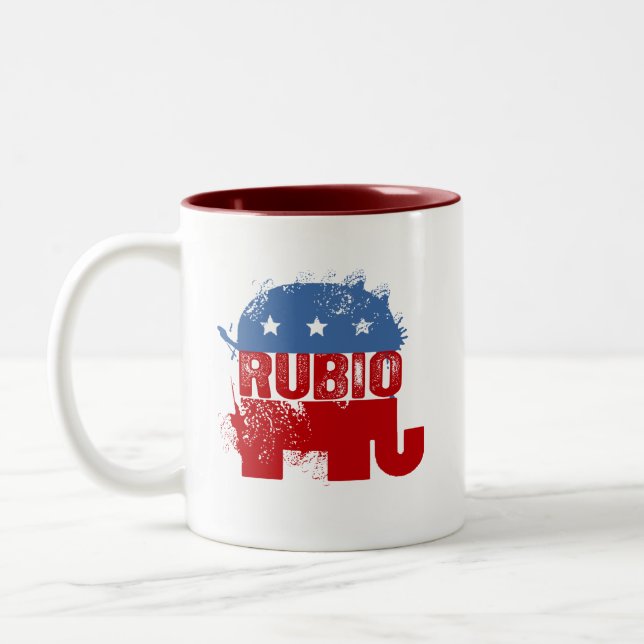 TAZA BICOLOR MARC REPUBLICANO RUBIO (Izquierda)