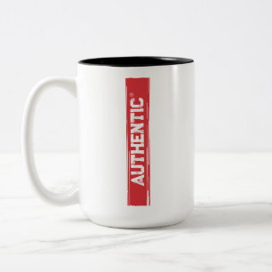 Taza Bicolor Marca Auténtica