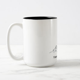 Taza Bicolor Marca Camp Life nombre Typography coffee mug