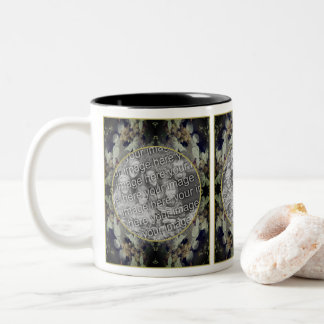 Taza Bicolor Marco de Hydrangea Lacecap Blanco Añadir la foto
