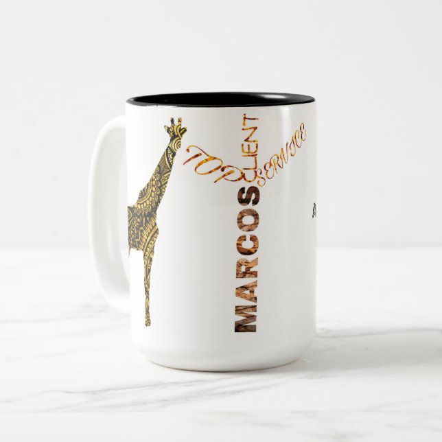 Taza Bicolor Marcos (Anverso izquierdo)