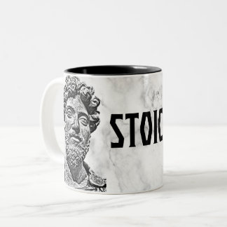 Taza Bicolor Marcus Aurelius - ¡Estúpido!