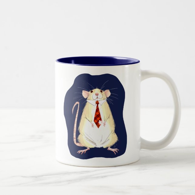 Taza Bicolor Mareo internashunal Marty Mouse (Derecha)
