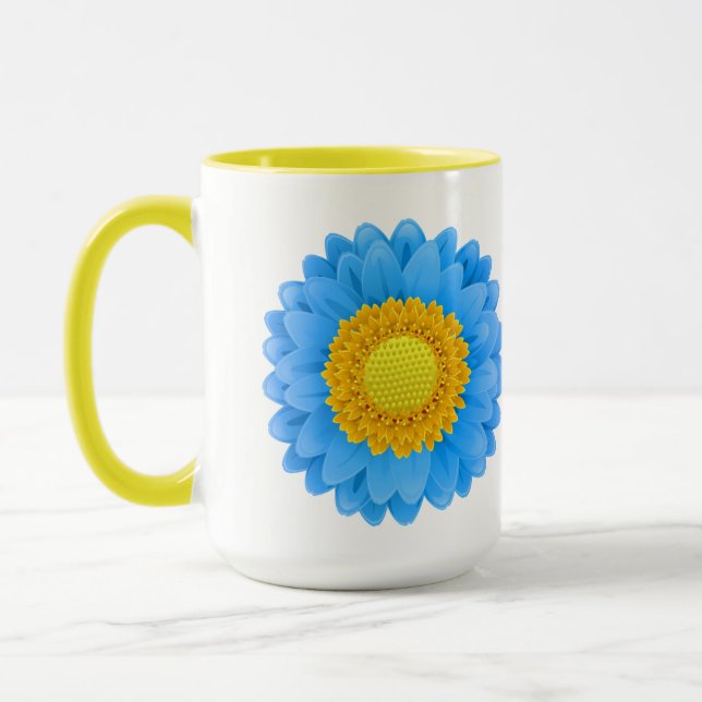 Taza Bicolor Margarita Colección Primavera (Izquierda)