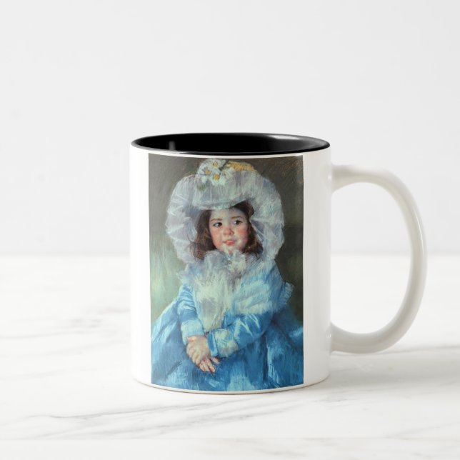 Taza Bicolor Margot in Blue, Mary Cassatt (Derecha)